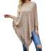 Nail Bead Tassel Cloak Shawl Sweater NSMMY83158
