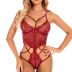 hollow bandage lace one-piece underwear nihaostyles clothing wholesale NSFCY83306
