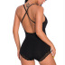 gathered one-piece lingerie nihaostyles clothing wholesale NSFCY83308