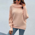 high lapel  bat sleeve solid color sweater nihaostyles wholesale clothing NSMMY83338