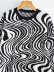 autumn round neck zebra pattern loose sweater nihaostyles wholesale clothing NSAM83378