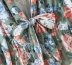 autumn v-neck floral print elastic slim dress nihaostyles wholesale clothing NSAM83395