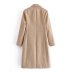 autumn neutral straight double-breasted overcoat nihaostyles wholesale clothing NSAM83406
