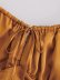 satin wrap chest strap high waist side slit mid-length dress nihaostyles wholesale clothing NSAM83407