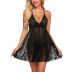 Lace Suspender Dress Pantie Lingerie Set NSFCY83414