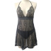 Lace Suspender Dress Pantie Lingerie Set NSFCY83414