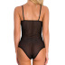 lace steel ring one-piece underwear nihaostyles clothing wholesale NSFCY83419