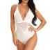 lace double-layer mesh one-piece lingerie nihaostyles clothing wholesale NSFCY83423