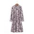 autumn floral print long-sleeved shirt dress nihaostyles wholesale clothing NSAM83437