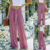 printed high-waist wide-leg pants nihaostyles clothing wholesale NSZH83664