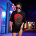 dragon totem printed short-sleeved T-shirt nihaostyles clothing wholesale NSSN83700