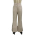 pantalones acampanados de pierna ancha elásticos de cintura alta nihaostyles ropa al por mayor NSGHW83851
