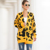 mid-length double-pocket leopard print cardigan nihaostyles clothing wholesale NSMMY84032