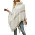 Fur Collar Tassel Shawl Cloak Sweater NSMMY84056