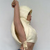 autumn hooded sleeveless side leakage lace-up short vest coat nihaostyles wholesale clothing NSHLJ84064