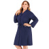 plus size suit collar single-breasted jacket nihaostyles clothing wholesale NSJR84251
