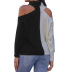 suéter de cobertura de color sólido de cuello alto nihaostyles ropa al por mayor NSGYX84293