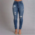slim torn jeans nihaostyles clothing wholesale NSWL84307