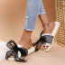 bowknot soft bottom cute furry slippers nihaostyles clothing wholesale NSKJX84426