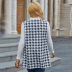 plaid mid-length waistcoat vest nihaostyles wholesale clothing NSDF84585