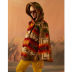 long-sleeved print hooded single-breasted woolen coat nihaostyles wholesale clothing NSYIS85109