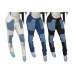 denim stitching  pants nihaostyles wholesale clothing NSNK84694