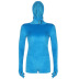 pure color hooded velvet jumpsuit nihaostyles clothing wholesale NSRUI84723