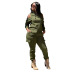 Hooded Long Sleeve sweatershirt and pants two-piece sports set nihaostyles wholesale clothing NSALI84838