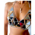acrylic triangle sequins stitching bikini nihaostyles clothing wholesale NSXYA84980