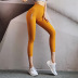 letters printed high stretch cropped yoga pants nihaostyles clothing wholesale NSXER85016