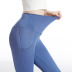 pantalones de yoga de fitness de alta elasticidad ajustados de cintura alta para levantar la cadera nihaostyles ropa al por mayor NSOUX85027