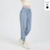 high waist quick-drying tied feet fitness harem pants nihaostyles wholesale clothing NSFAN85047