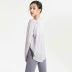 loose quick-drying long-sleeved yoga top nihaostyles clothing wholesale NSJLF85153