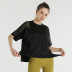 stretch loose short-sleeved mesh stitching yoga t-shirt nihaostyles clothing wholesale NSJLF85178