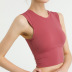 high stretch yoga vest with chest pad nihaostyles clothing wholesale NSJLF85183