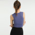 high stretch yoga vest with chest pad nihaostyles clothing wholesale NSJLF85183