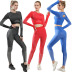 hip-lifting high-elastic receiving waist Fitness yoga set nihaostyles wholesale clothing NSOUX85193