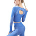 levantamiento de cadera cintura de recepción de alta elasticidad conjunto de yoga fitness nihaostyles ropa al por mayor NSOUX85193