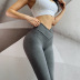 High waist tummy tight hip-lifting high-elastic receiving waist  fitness pants nihaostyles wholesale clothing NSMYY85195
