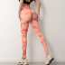 tight hip-lifting high-elastic receiving waist  fitness pants nihaostyles wholesale clothing NSMYY85196