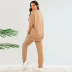 long-sleeved loose sweatshirt elastic waist pants set nihaostyles clothing wholesale NSWCJ85247