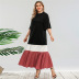 stitching plus size loose ethnic style dress nihaostyles clothing wholesale NSWCJ85255