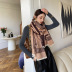 dual-use plaid imitation wool scarf nihaostyles clothing wholesale NSCM85268