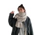 Imitation cashmere plaid scarf nihaostyles clothing wholesale NSCM85295