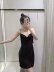 sexy backless artificial jewelry sling dress nihaostyles wholesale clothing NSAM85358