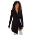 lapel slim long sleeve irregular hem dress nihaostyles clothing wholesale NSXPF85390