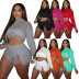 solid color elastic band lounge set nihaostyles clothing wholesale NSNK85413