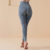 seamless high-elastic high-waist hips pants nihaostyles clothing wholesale NSXIN85457