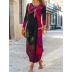 ethnic style printed long-sleeved dress nihaostyles wholesale clothes NSLZ85503