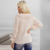 round neck tulle stitching loose long-sleeved sweater nihaostyles wholesale clothing NSQSY85560